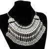 Gypsy Bohemia Coin Tassel Statement Choker Necklace Women Boho Afghan Turkish Ethnic Tribal Jewelry Accessories