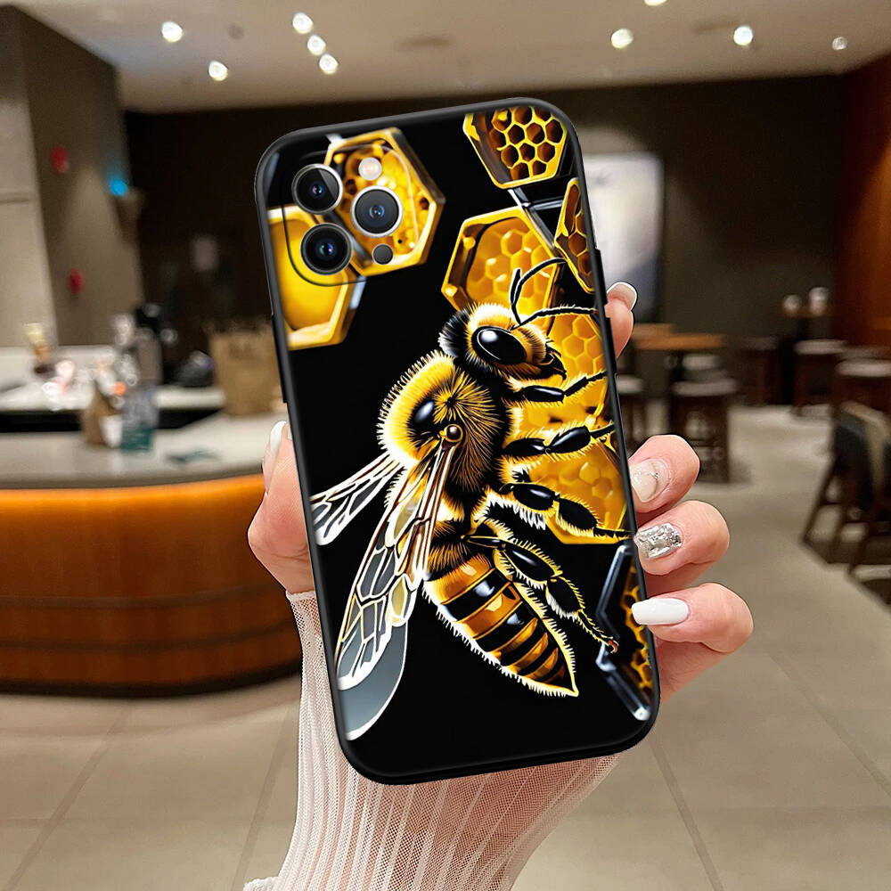 Art Bees Cartoon Case for Samsung Note 20 10 S25 Plus Ultra Lite FE A11 A26 A51 A52 A53 A56 A70 A71 A72 A73 M20 M30 M21 M31 M51