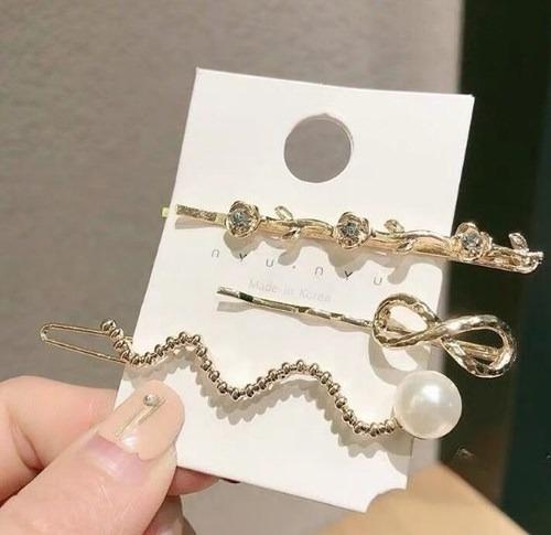 2/3/4PCS X-shaped Hair Clips Shiny Rhinestone Fashionable Small Hair Clips Fringe Decorative Clips ringe Decorative Clips