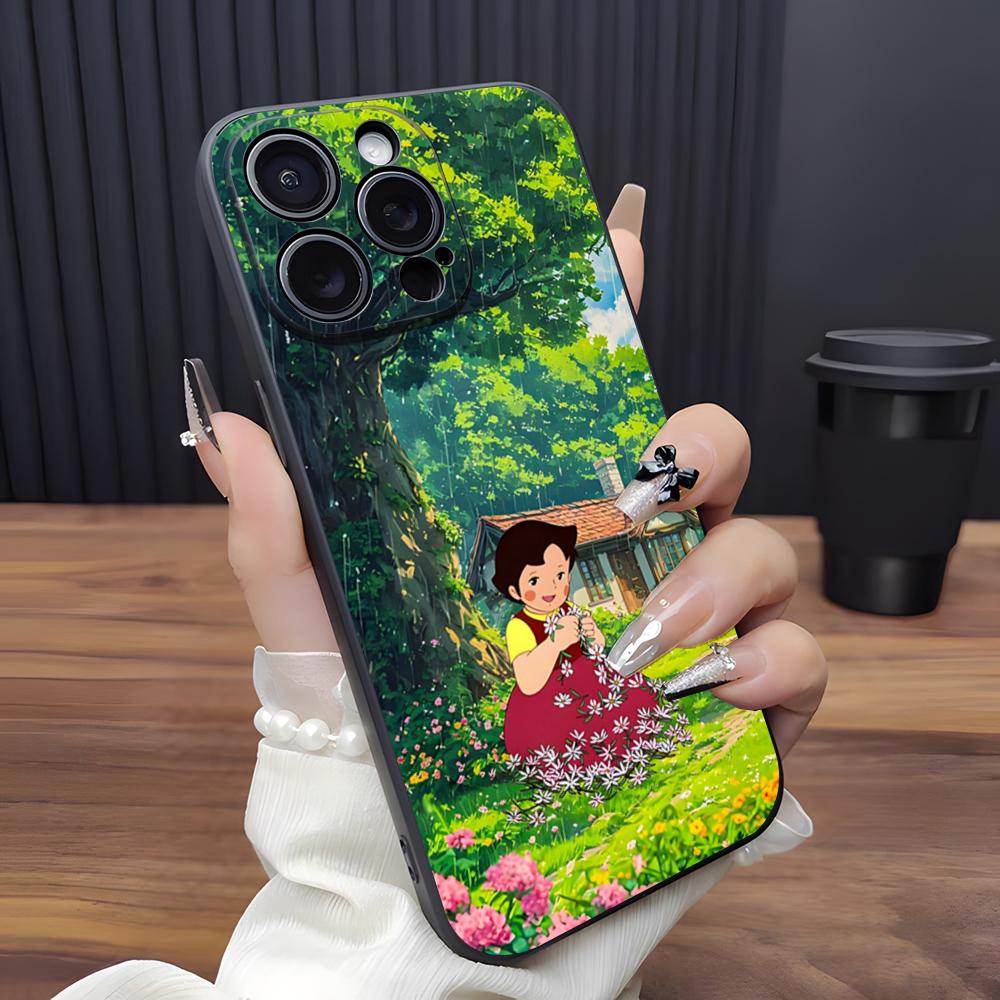 H-Heidi C-Cartoon Phone Case For IPhone 17 Pro Max 15 Pro 16 14 Plus 12 13 Mini 11 Pro Shockproof Soft Cover