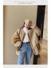 Women's One-Piece Fleece Sweater, Warm 2024 Autumn/Winter Design, Fashionable Thick Half-High Collar Base Layer Top.