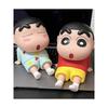 Supporto per Telefono Crayon Shin-Chan, Ornamenti da Scrivania Kawaii Anime, Cartone Animato Guardare la TV, Supporto per Telefono Bambola Carina Decorazioni Giocattoli Regali