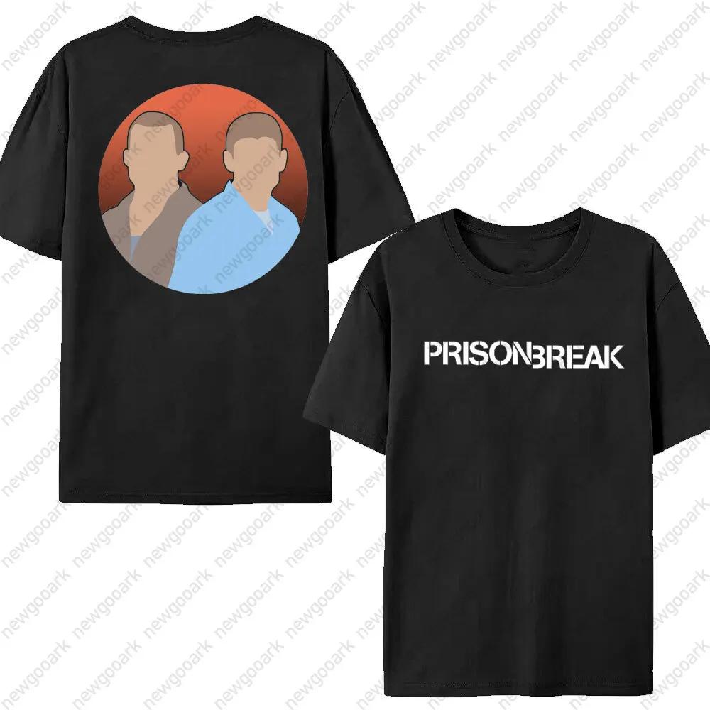 Funny Tv Series WANTED Tshirt Unisex Prison Break Streetwear Vintage Harajuku Top Cotton Short Sleeve Michael Scofield Tees
