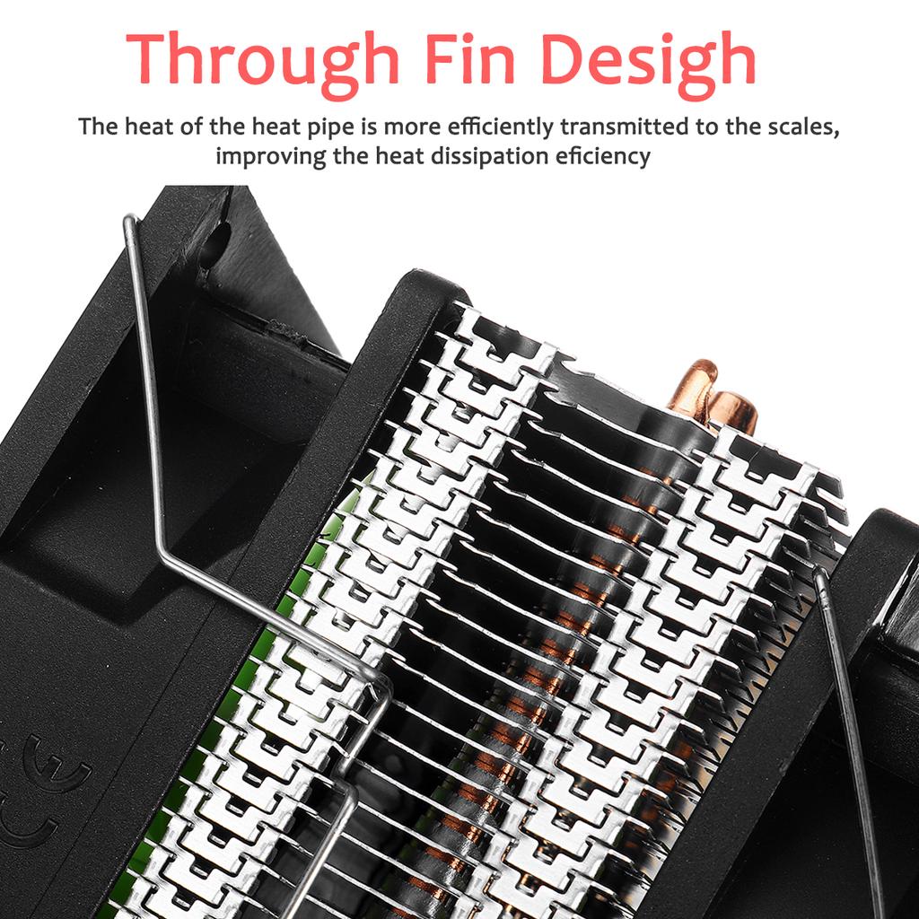 Cheap LGA 2011 X79 X99 CPU Cooler 6 Heat Pipes 3pin Dual Fan Cooler ...