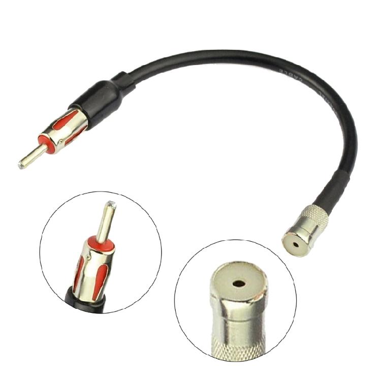 DIN Cable Car AM FM Radio Aerials Antenna Coaxials Adapter Converter Cable