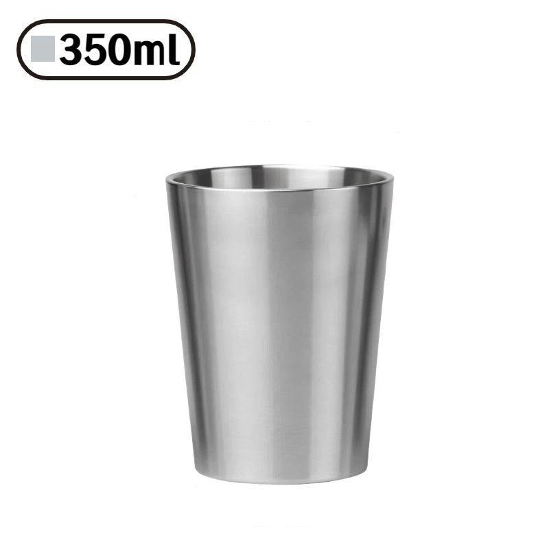 260/300/350/450 ml Nerezové Prémiové Pohárky na Pití Nerozbitné Udržující Chlad Pro Pikniky Domácí Večírky Denní Použití