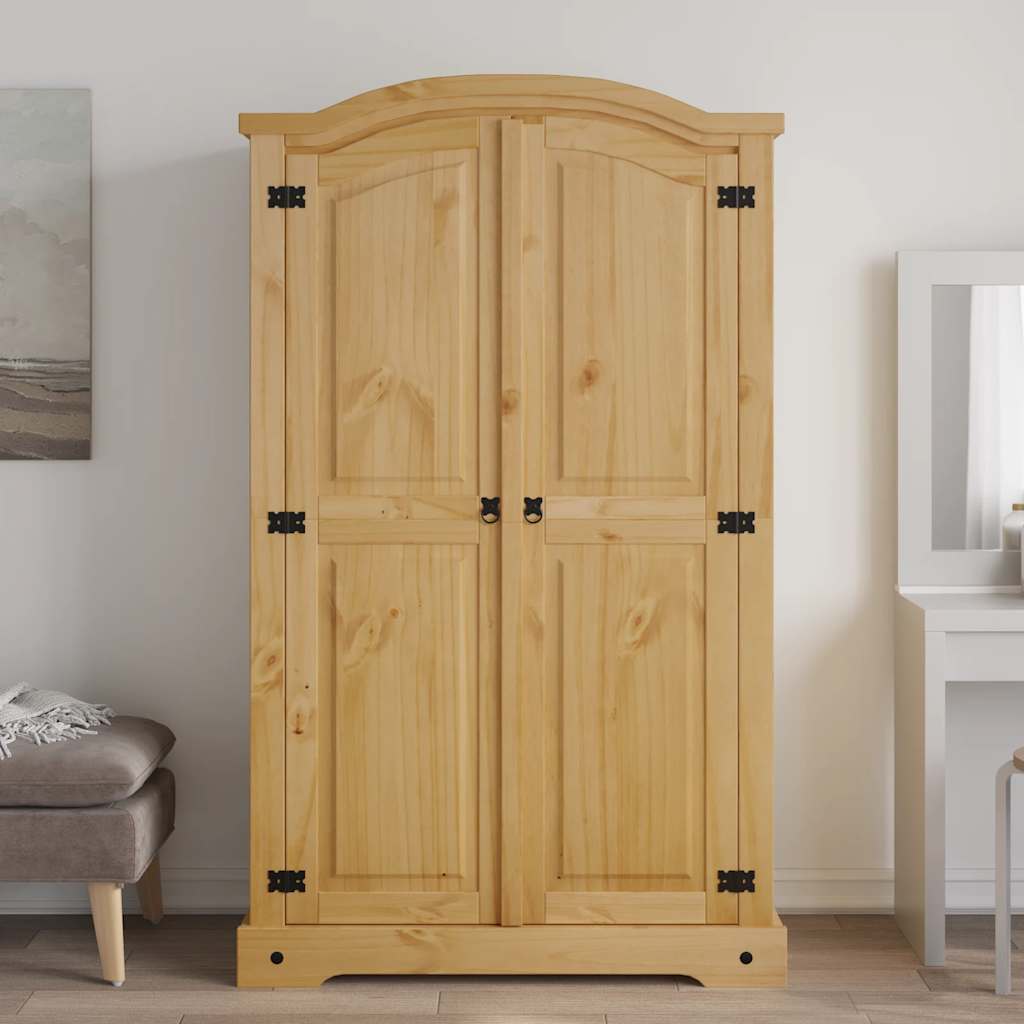 Armadio Stile Messicano in Legno di Pino 2 Ante