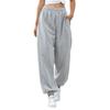 Pantaloni sportivi casual da donna Pantaloni da jogging da corsa solidi Tuta oversize da donna Pantaloni elastici in vita Pantaloni sportivi Pantaloni larghi da salotto