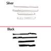 For Land Rover Discovery 3 LR3 2004-2009 ABS Black/silver Car Door Inner Door Trim Strip Trim Sticker Car Accessories