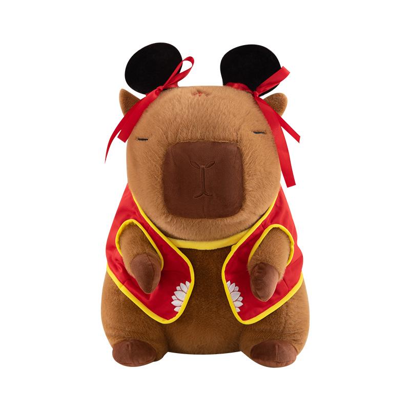 Capybara Nezha Transformation Plush Toy - Creative Dress-Up Gift Doll