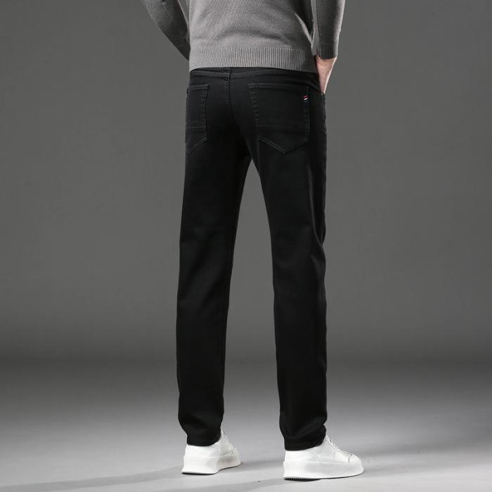 Hellblaue Loose Straight Jeans für Herren – Trendy Frühlings-/Sommermode, Freizeithose