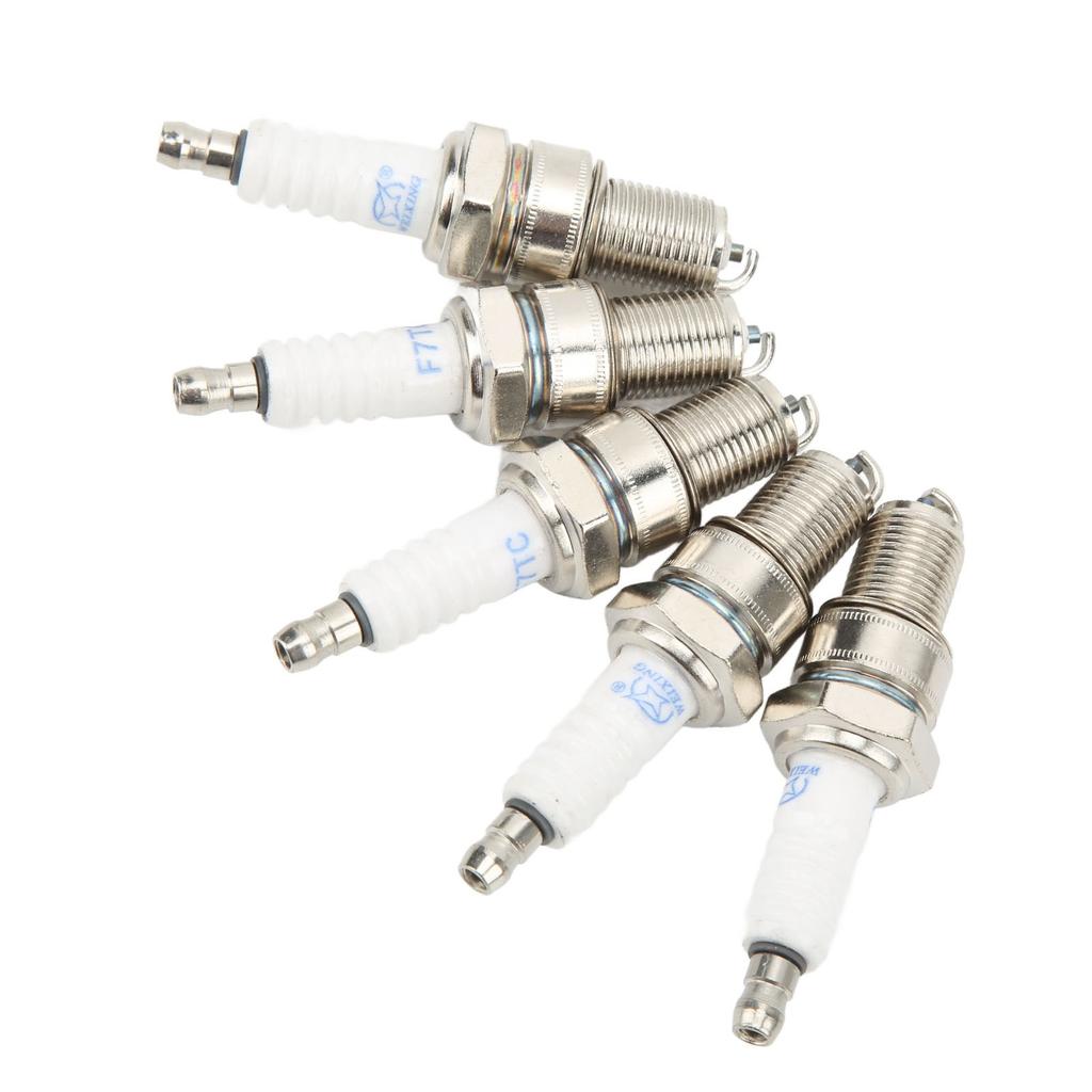 5PCs Spark Plug F7TC Replacement for Champion 196cc 6.5HP 3000 3500 4500 Power Equipment