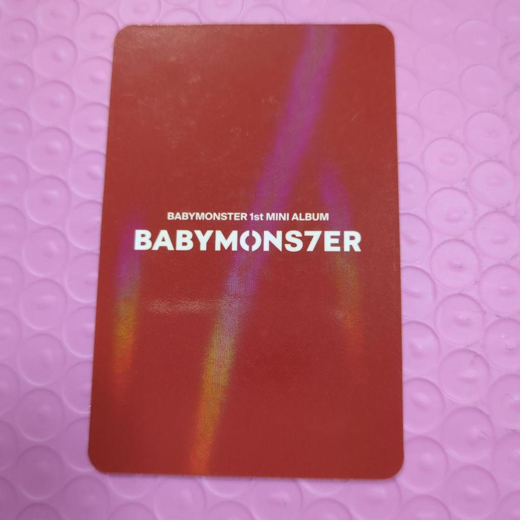 [USED] Official BABYMONSTER Rami hottracks bonus trading card Babymon