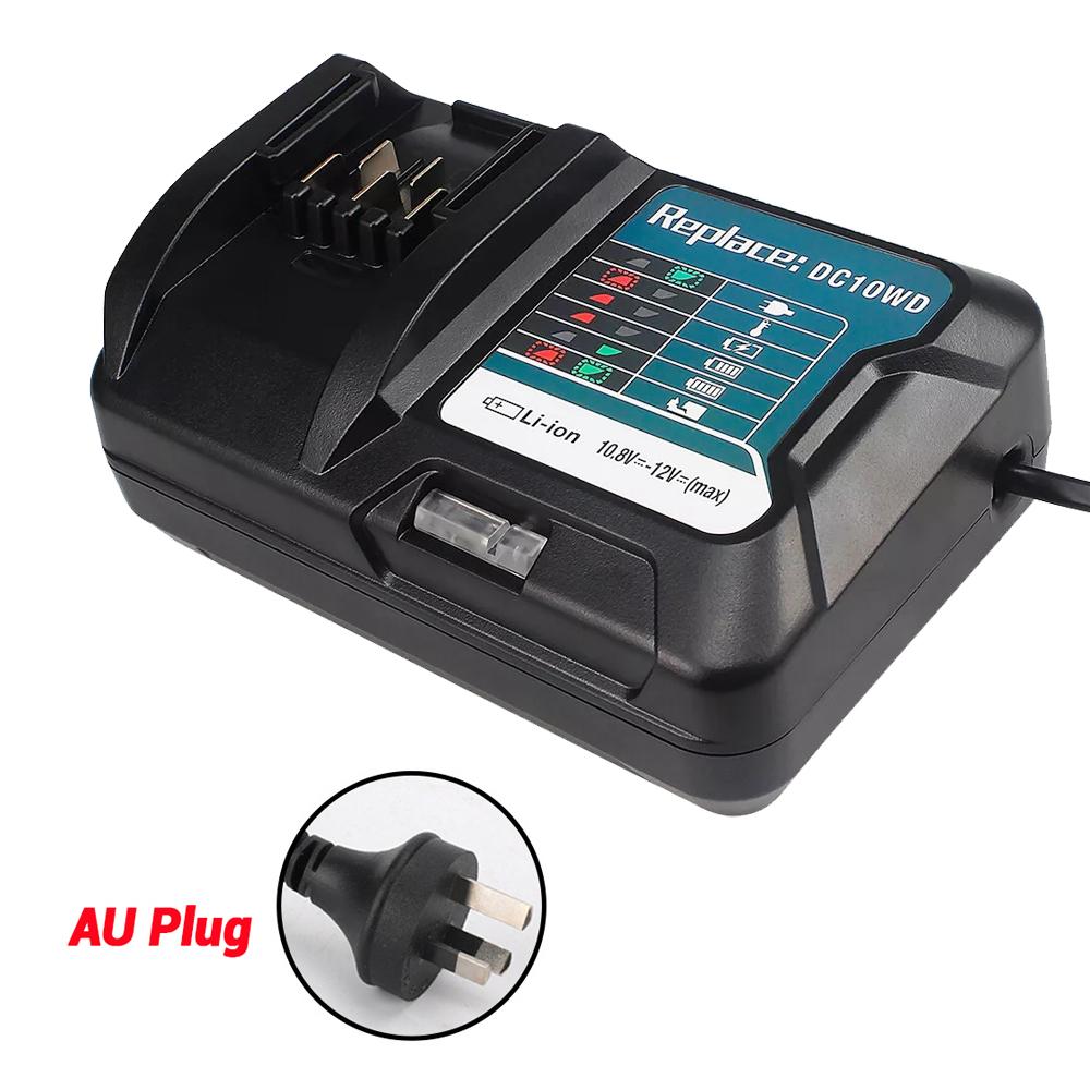 DC10WD Li-Ion Battery Fast Charge For Makita 10.8V 12V Tool BL1015 BL1016 BL1021B BL1041B FD05 40W 3A Lithium LED Light Charger