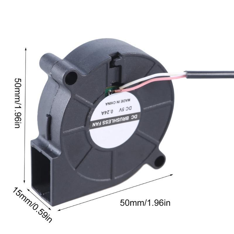 50mm USB Brushless Fan DC5V Centrifugal Cooling Fan USB Blower Fan DC5V Brushless Fan for Enhanced Computer Cooling