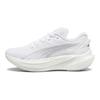 Puma Deviate Nitro 3 White Feather Grey Women Sneakers Silver 309708-10