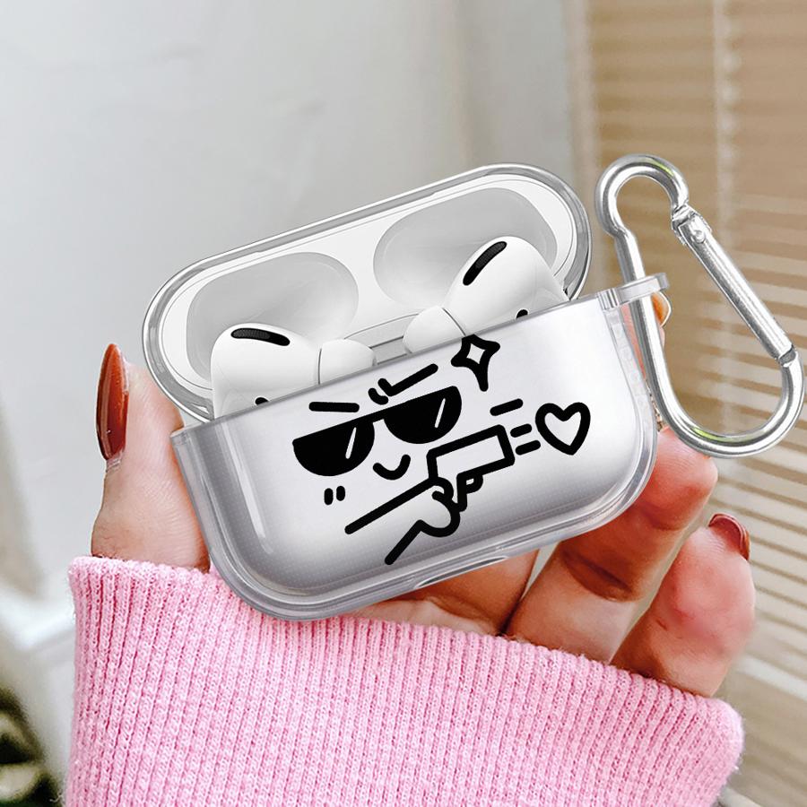 Case For Airpods 1 3 Pro3 Pro2 2 4 Pro Clear Earphone Cases Cover People Who Send Love