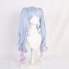 Snow Miku Cosplay Wig, Costume, Disguise, Heat-Resistant Wig, Anime Wig, for Everyday Photography, Halloween, School Festivals, Cosplay Accessories, W