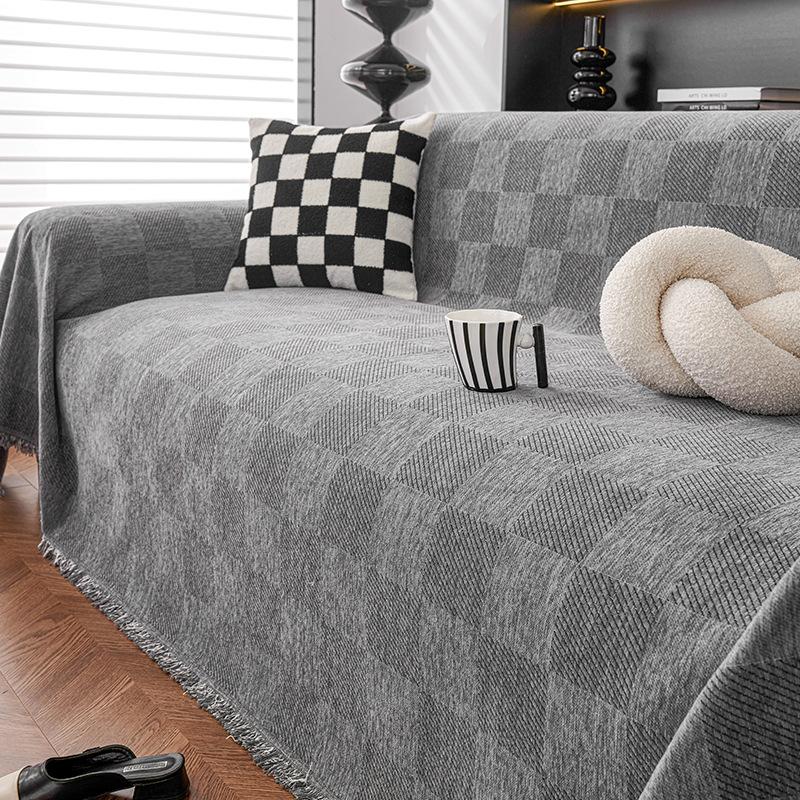 

Простой тканевый чехол для дивана High Sense Four Seasons, универсальный чехол для дивана, синель, не царапающая диванная подушка, нескользящая, устойчивая к пятнам 180*130cm