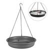 Garden Bird Bath Tray Hanging Bird Feeder Chain Hanging Outdoor Garden Drinking Water Bird Feeding Device Drinking Water Basin