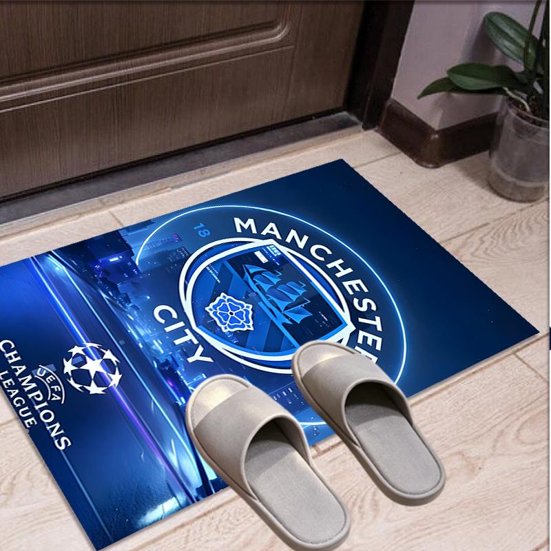 Manchester Football FC Pattern Rug, Indoor/Outdoor Mat, for Picnic, Gameroom, Bedroom, Office, Living Room, Home Decor Carpet, Birthday Gift