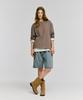 DEPOUND Box Logo Long Sleeve T-Shirt [Brown]
