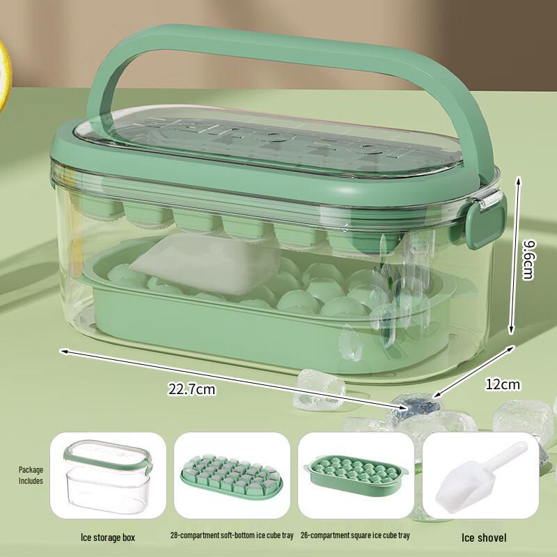 Silicone Press-Type Ice Cube Tray