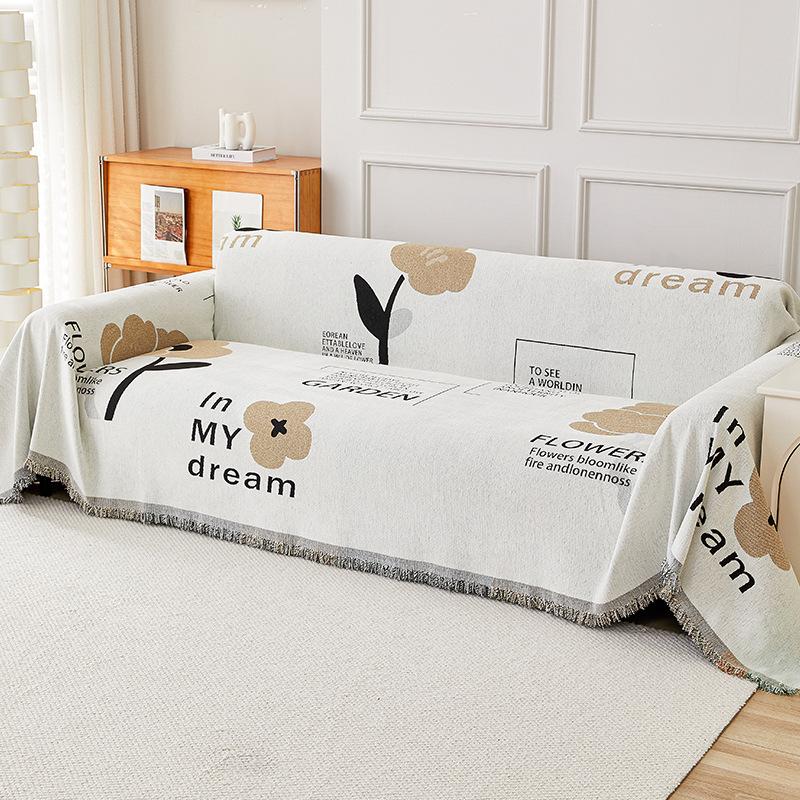 

Современный простой Four Seasons универсальный диванный полотенце шенилловый чехол для дивана ткань все включено универсальная нескользящая подушка 180*130