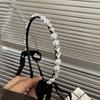 1pc Autumn/Winter Fashionable Versatile Black Butterfly-Headband With Fake Pearls Premium Hair Accessories For Women