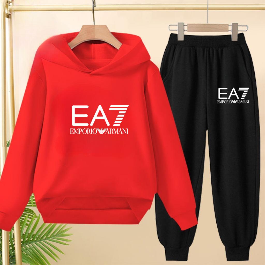 Kids Autumn Winter Hoodie Letter Print Clothing Casual Top+Trousers 2PBoy Girl 3-12Yrs Child Gift Brand Sports Coat Jogging Set