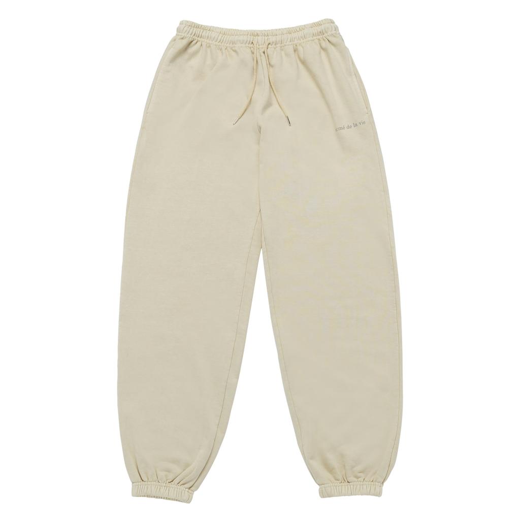 ACME DE LA VIE Basic Logo Pigment Washing Pants Beige