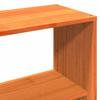 Solid Wood Bed Without Mattress Wax Brown 160x200 Cm Pine Wood