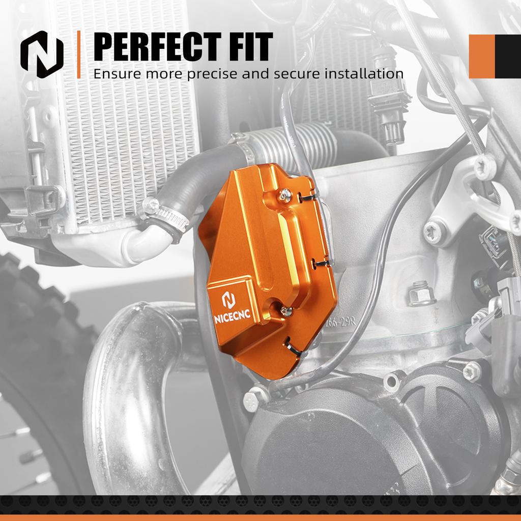 NICECNC For 2024 KTM EXC 300 XCW 250 300 SX 125 250 300 XC Husqvarna TE300 TE250 TC125 TC250 TX300 2023 Left Power Valve Cover