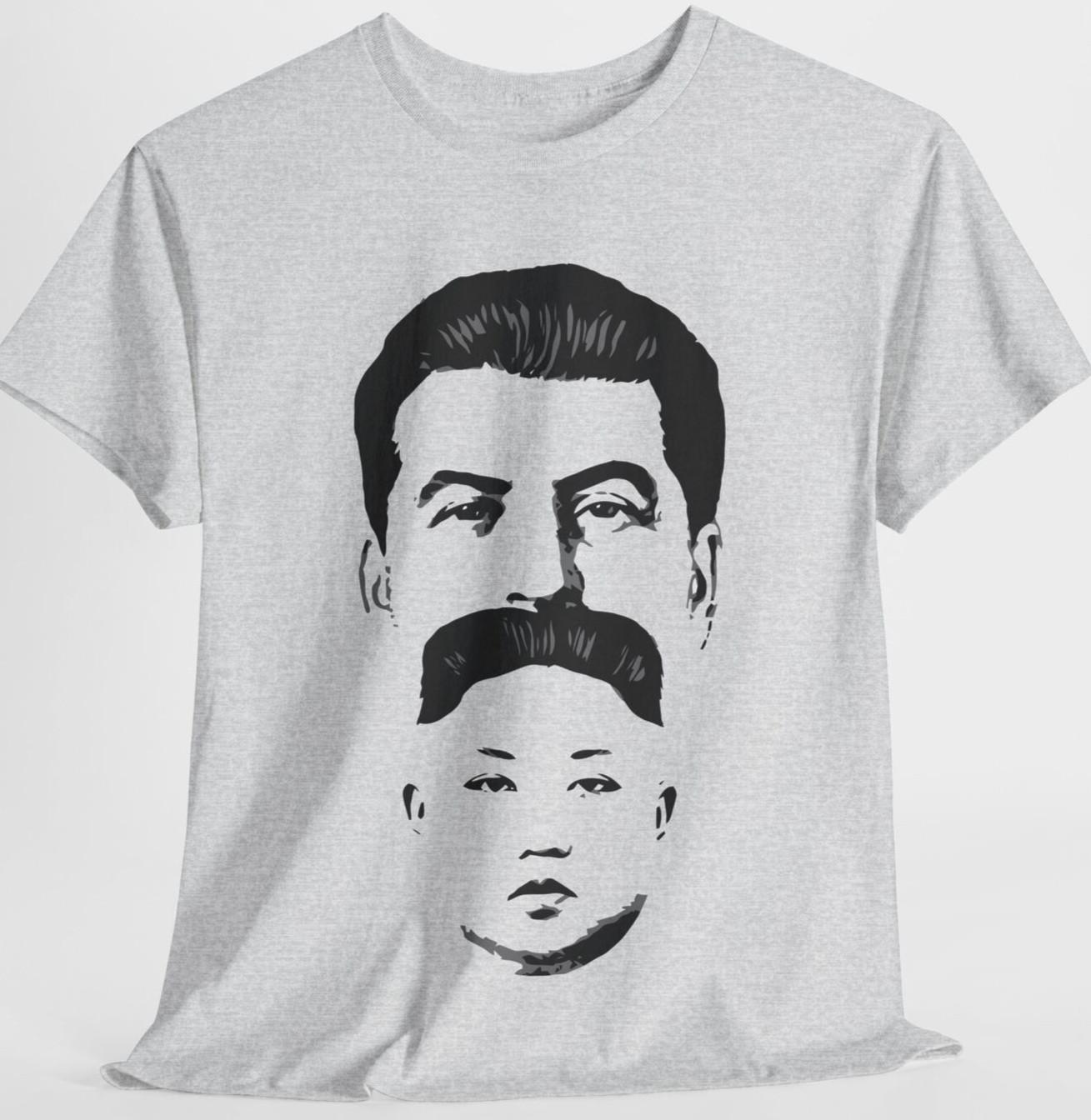 Stalin & Kim Jong Un Funny Meme USSR Soviet Dictator and Supreme Leader Shirt XXL