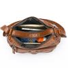 Women's Bag Retro Large Capacity Shoulder Bag Multi-Layer Crossbody Bag Soft Leather Mother Bag
