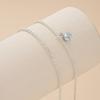 Light Luxury Crystal Anklet Simple Friendship Bracelet Creative Double Layered Ankle Chain  Friends