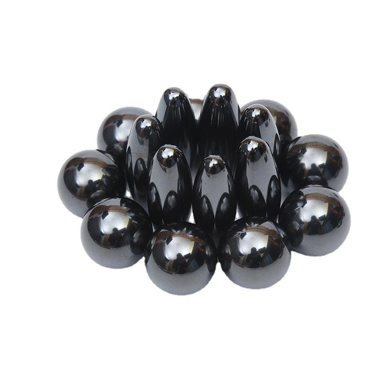 Polished Black Gallstone Spherical Magnets - Seven Dragon Balls Massage Health Ferrite Suction Magnets