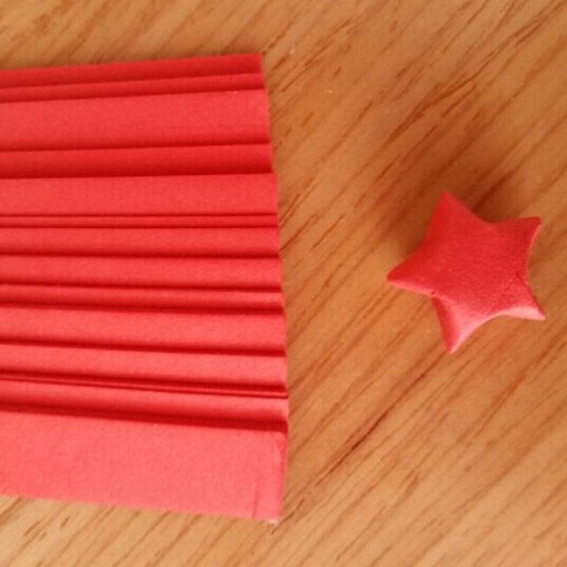 80Pcs/lot Handcraft Origami Lucky Star Paper Strips Quilling Decoration Random Colors