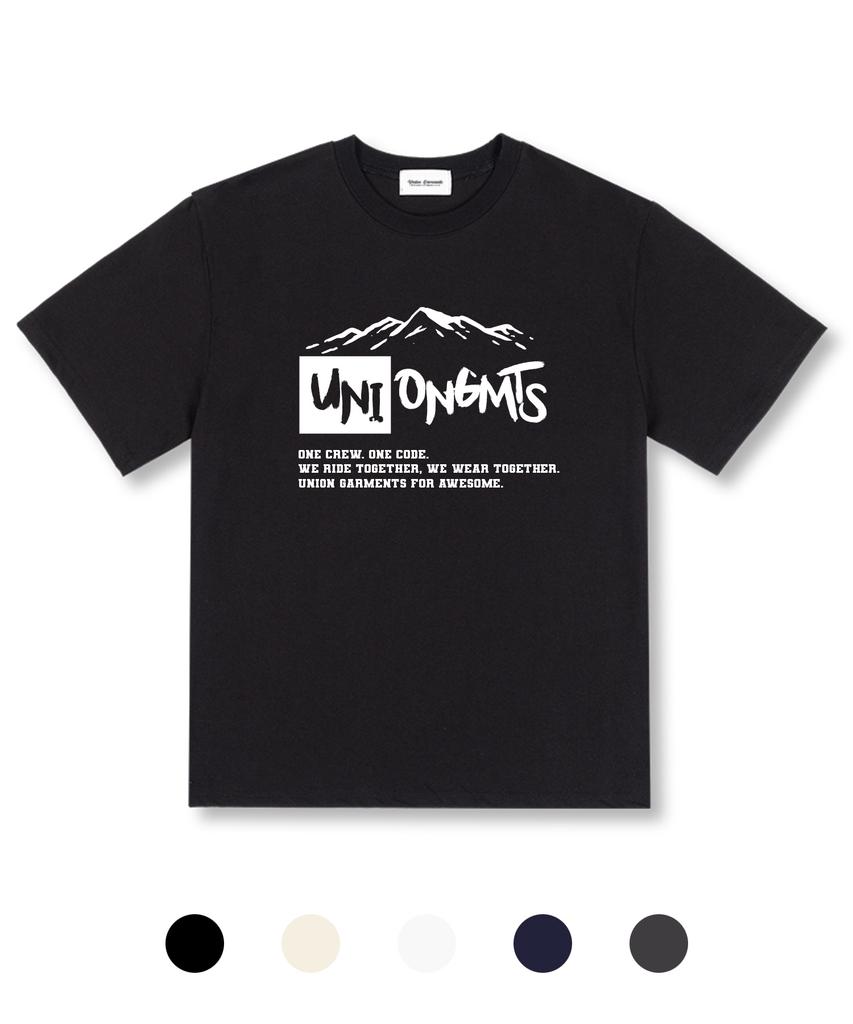 UNION GARMENTS Uni Mountain Oversized Short Sleeve T-Shirt 5 Colors