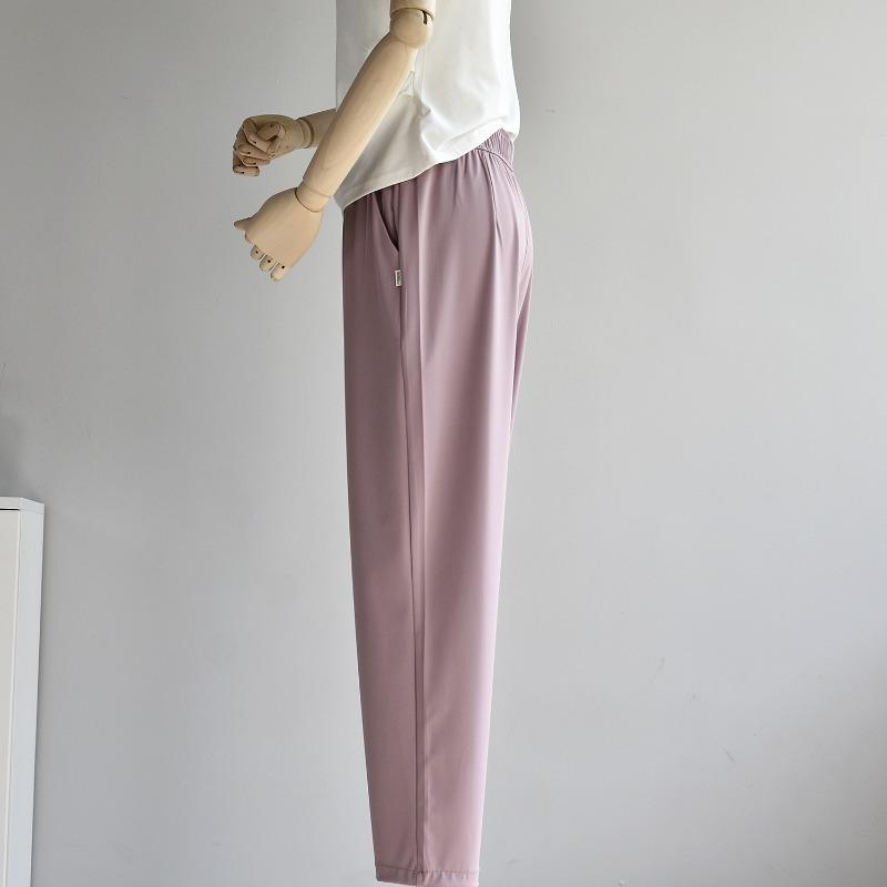 Sunscreen icy summer thin nine-point cigarette pants, casual and fashionable all-match