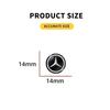 14mm Car Key Badge Emblem Replacement Car Key Stickers For Mercedes Benz A B C E S Class GLA GLC CLA GLK GLE W204 W203 W212 W176