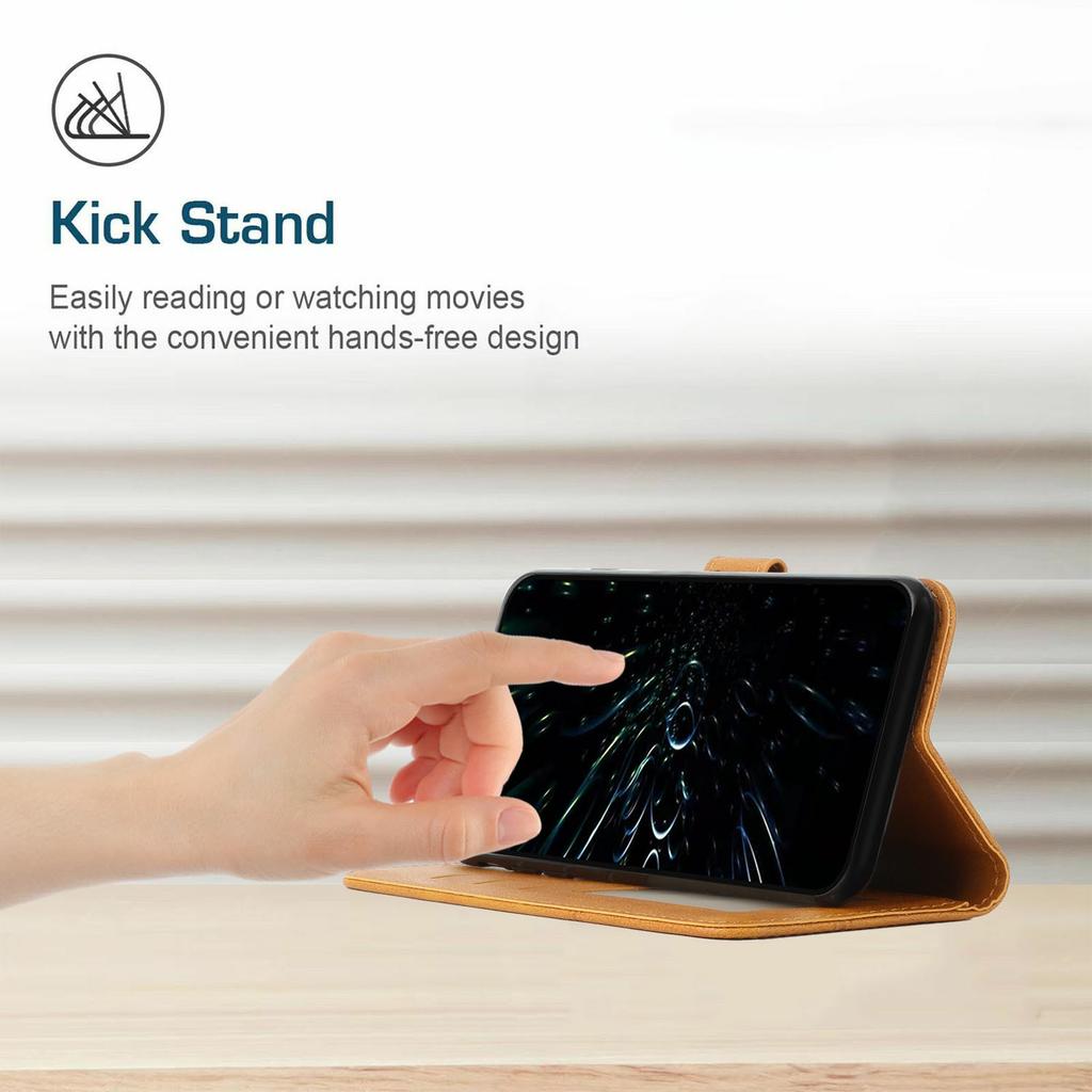 Leather Phone Case for vivo T3 Ultra 5G/V40 5G/V40 Pro 5G/S19 Pro 5G Stand Flip Protective Cover