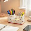 Large Capacity Pen Holder Multifunctional Stationery Storage Desk Organizer Multiple Compartments Desktop Organizer Home Office