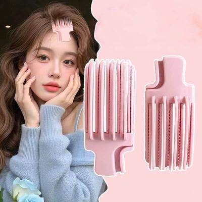 6 Zähne Flauschige Haarwurzeln Clip Kamm Faules Haar Oberteil Styling Lockenstab Koreanische Haarspange Volumen Windformender Kamm Haarwickler