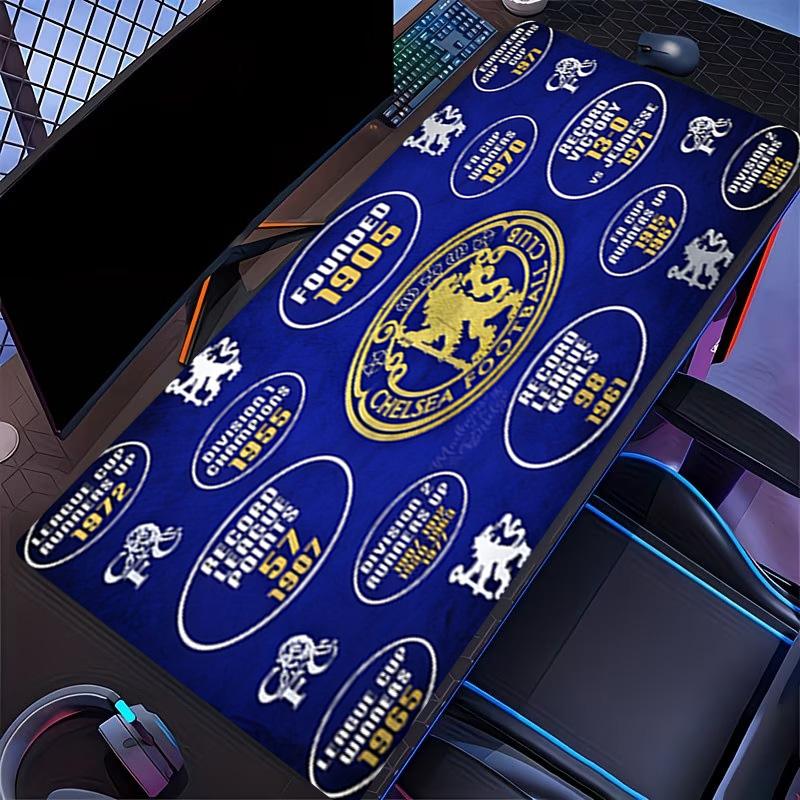 football club F.C Print Mouse Pad, for Keyboard Pad Laptop PC Mat for Office Home Use, Desk Decor, Perfect Birthday Gift for Gamers