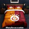 Set Biancheria da Letto Design Galatasaray FC 1 Copripiumino + 2 Federe Morbido Traspirante Biancheria da Letto per la Casa