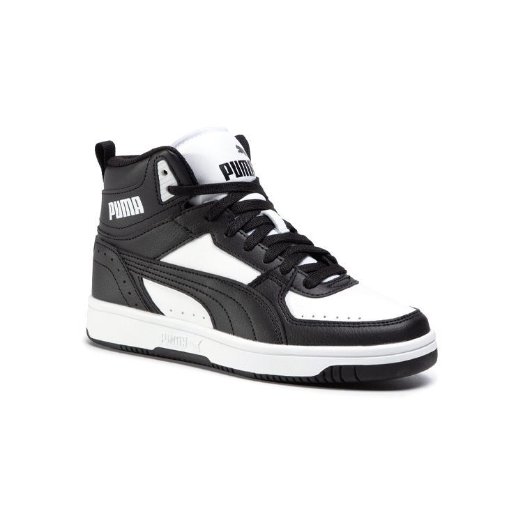 Puma Rebound Joy Lässige High-Top-Sneaker Kinder-Sneaker Schwarz 374687-01