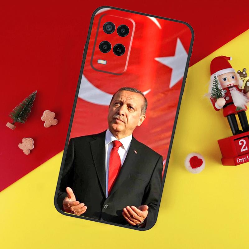 President Turkey Recep Tayyip Erdogan For OPPO A38 A58 A78 A98 A54 A74 A94 A16 A76 A96 A5 A9 A52 A72 A79 A53S A15 A17 A57 Case