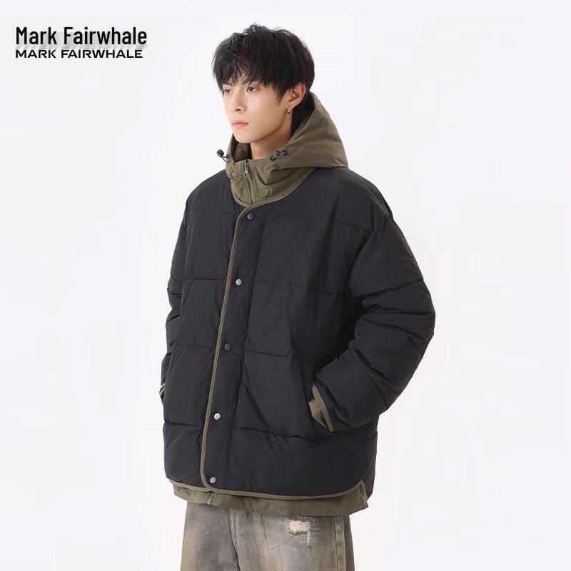 

Мужская пуховая куртка Mark Fairwhale с капюшоном и цветными блоками XL