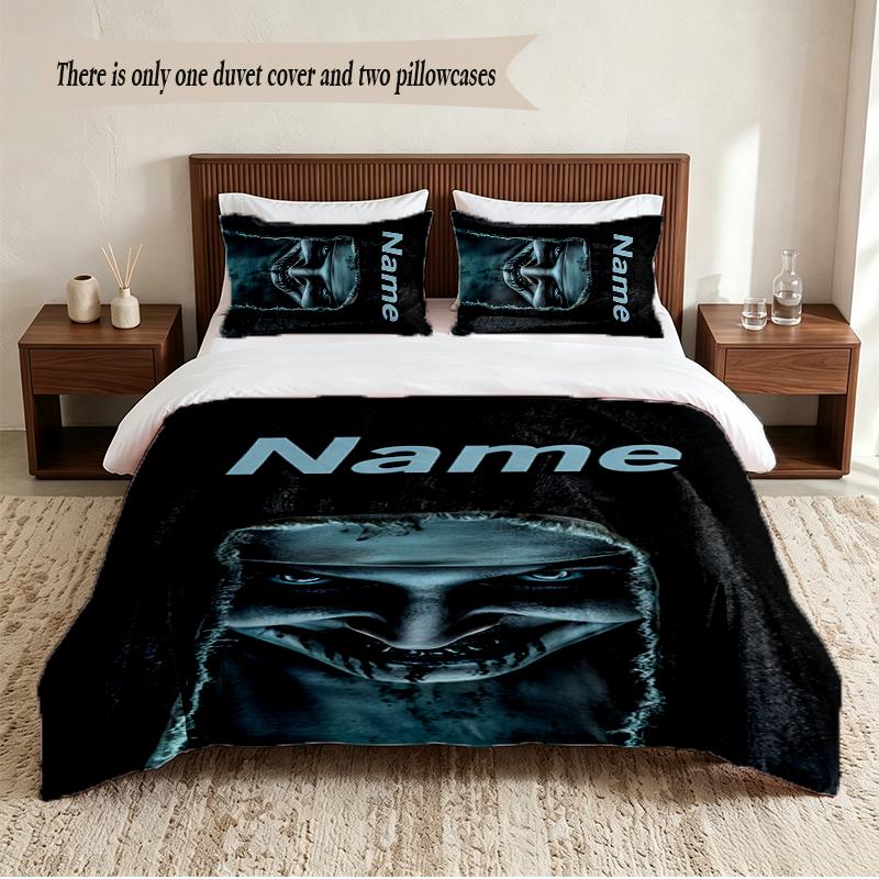 The NUN Personalized Custom Name 3‑Piece Bedding Set Soft Duvet Cover Set For Bedroom Home Decor